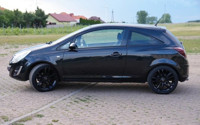 Opel Corsa cena 15498 przebieg: 205500, rok produkcji 2012 z Konin małe 277